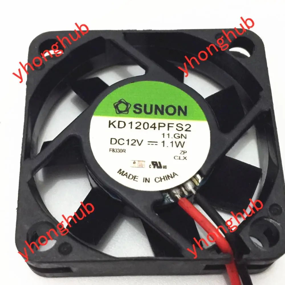 Вентилятор охлаждения сервера SUNON KD1204PFS2 11.GN DC 12 В 1 Вт 40x40x10 мм|square fan|server fanfan 40x40x10mm |