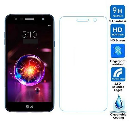 2.5D переднее закаленное стекло для LG X5 2018 защитная пленка 9H Взрывозащищенная