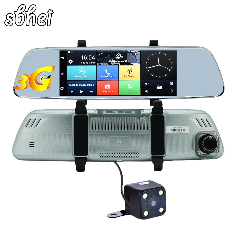 7 дюймов автомобиля GPS навигатор Android 5.0 с видеорегистратор Зеркало Bluetooth