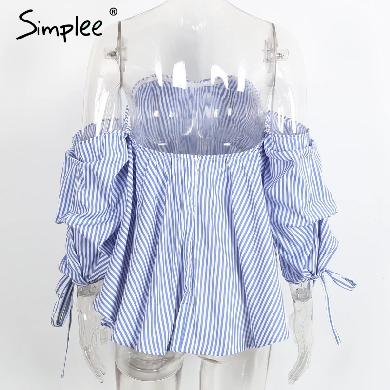 Simplee сексуальная белая блузка с открытыми плечами рубашка клетчатая Пляжная