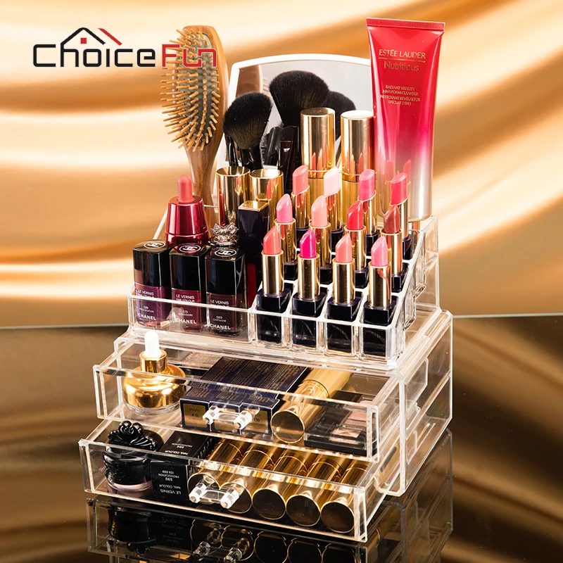 CHOICE FUN 2017 Новое Прибытие Макияж Box Ящик Организатор Для Хранения Зеркало Серии