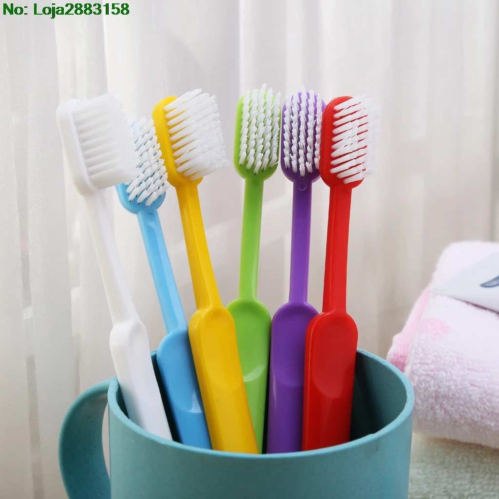

1pc Super hard bristles Tooth brush for Men Remove Smoke Blots color random