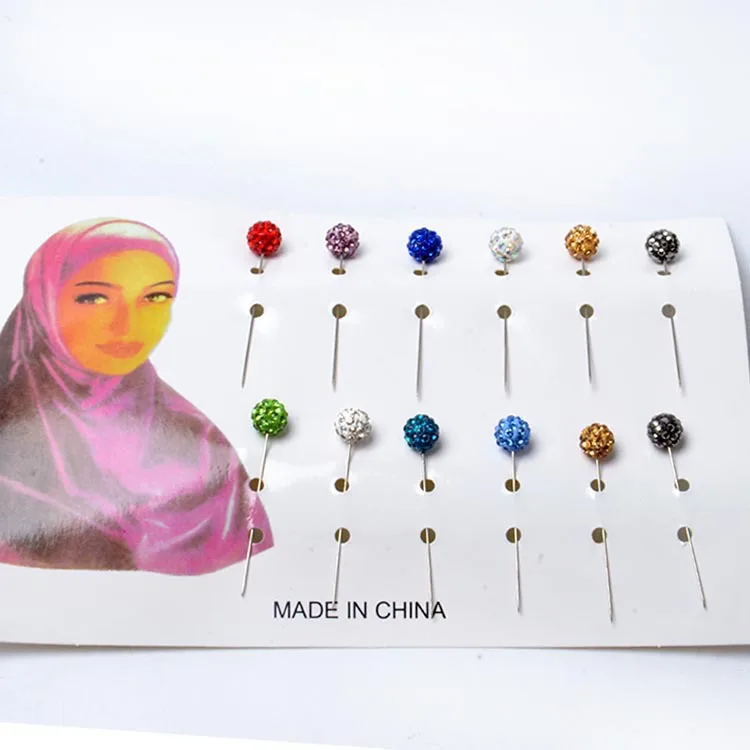 DCEE Стразы мусульманский хиджаб булавки для исламских шарфов безопасные шаль
