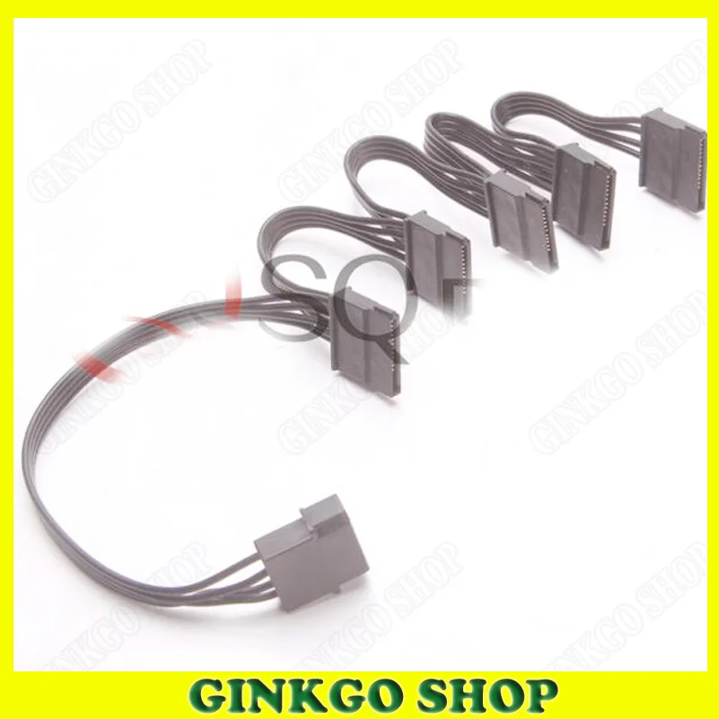 5 шт./лот новый ПК сервер Жесткий диск 4P IDE К SATA кабель питания от 1 до разветвитель