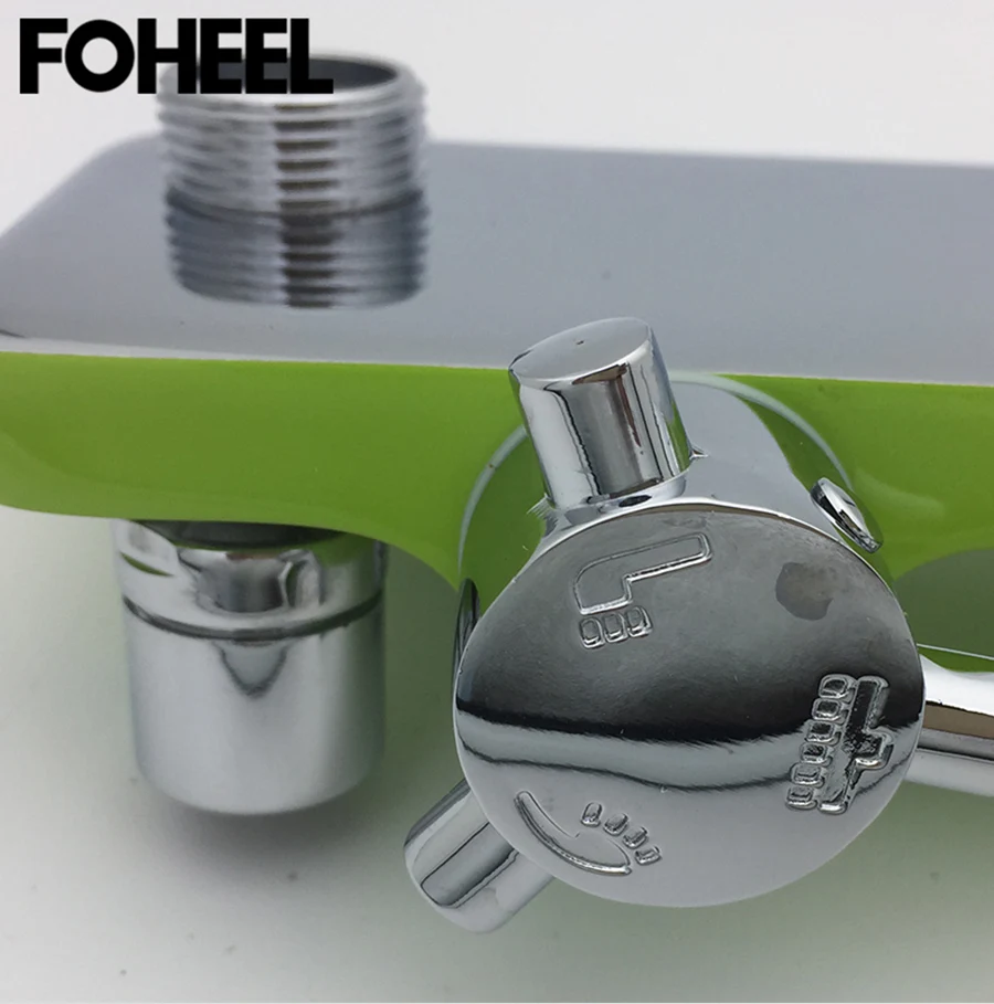 FOHEEL смеситель для душа для ванной, смеситель для холодной и горячей воды, смеситель для душа, хорошее качество, бронзовый полированный настенный смеситель для душа