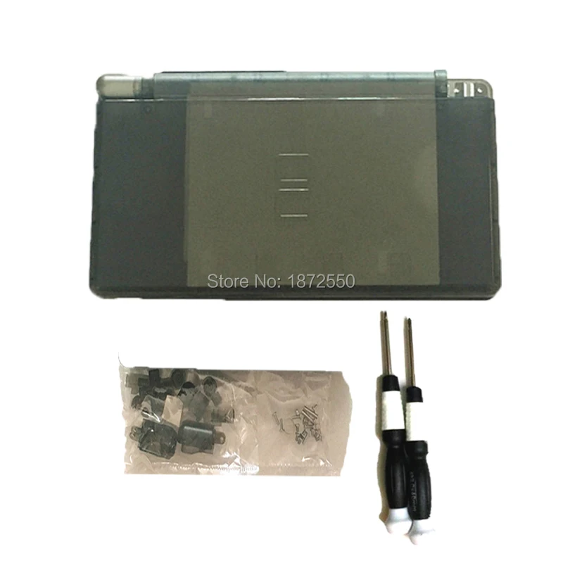Оптовая продажа многоцветный корпус Transprent DS Lite NintendoNDSL DSL с кнопками полный набор