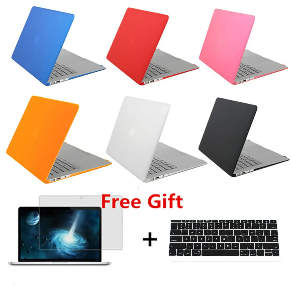 Кристалл Матовый Прозрачный чехол 2018 новый для Apple Macbook Air Pro retina 11 12 13 15 сумка