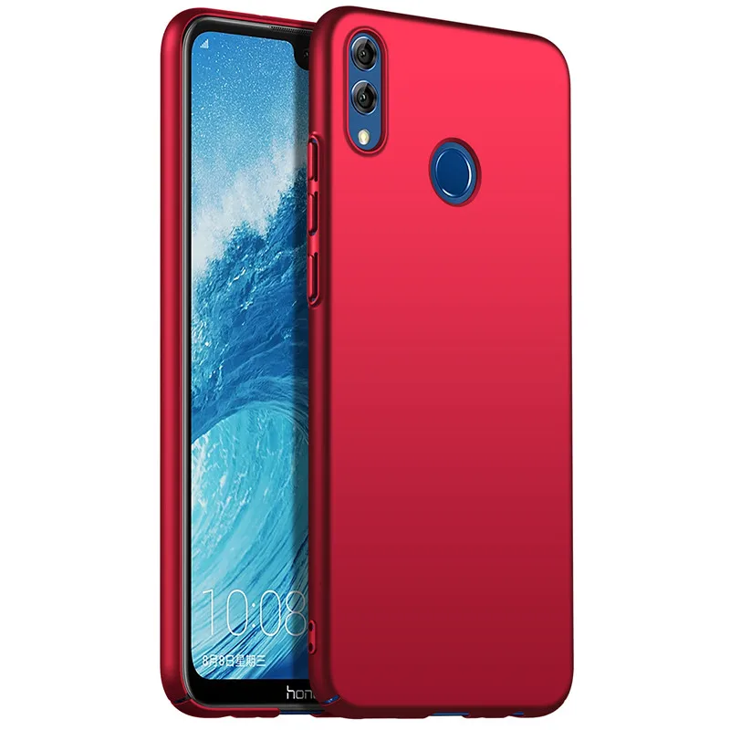 Чехол Honor 8X для Huawei чехол Mofi Max жесткая задняя крышка из ПК одноцветная тонкая Honor8X