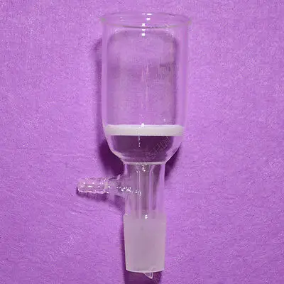 60 мл Заземление 24/29 воронка фильтра соединение шланга 10 мм пористость 3 #