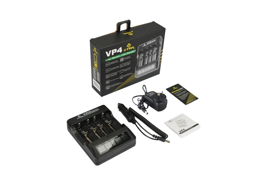 XTAR VP4 Universal Battery Charger Intelligent LCD Display For 18650 /22650/26650/32650/14500 Rechargeable Charging|display jewelry|display