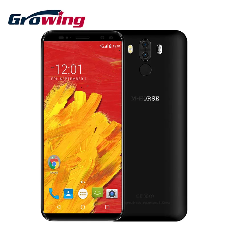 М лошадь чистый 3 5 7 &quotHD + 18:9 Дисплей 4 г смартфон MTK6763 Octa Core Android 1 ГБ 64 4000 мАч Quad