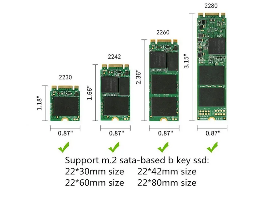 USB 3,1 для M.2 NGFF SSD мобильный жесткий диск коробка адаптер карта Внешний корпус чехол для m2 SATA SSD USB 3,1 2230/2242/2260/2280
