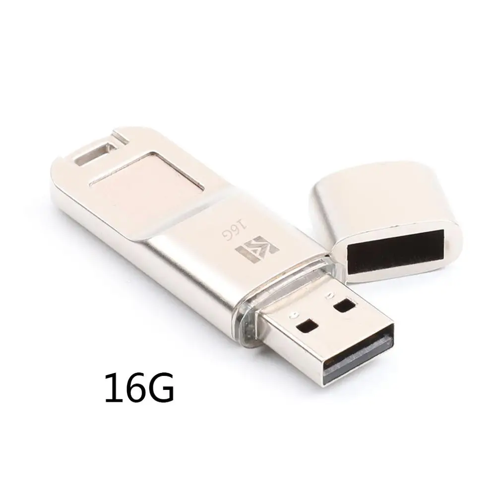 16G USB3.0 металлическое шифрование отпечатков пальцев U диск USB флэш-накопитель устройство защиты данных для использования в бизнес-офисе - Цвет: 16G