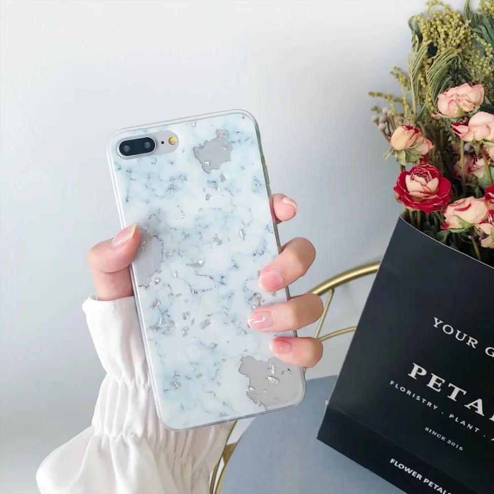 Новый мраморный чехол для телефона iPhone6 6 Plus 7 8 задняя крышка Iphone |