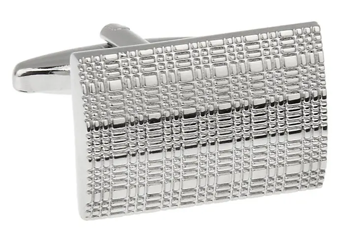 Мужские Запонки Sunnylink серебряные Квадратные запонки для рубашки L1166|square cufflinks|men