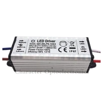 10pcslot 6 10x3w 20w led driver dc18 34v 650ma power supply waterproof ip67 constant current driver for floodlight