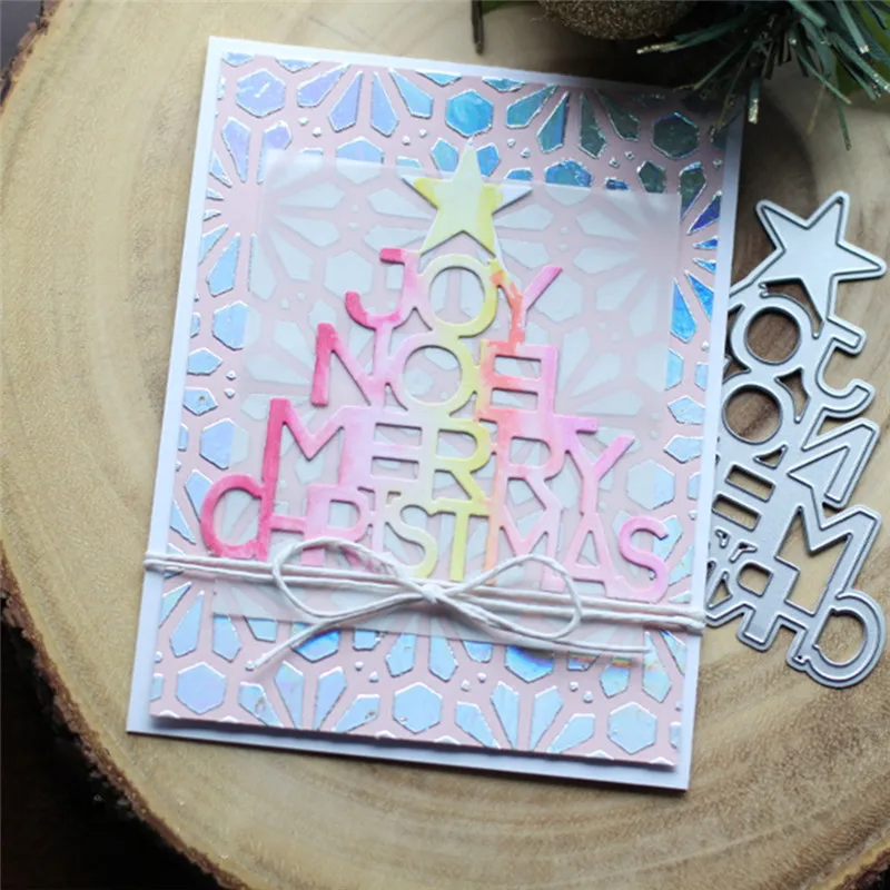 DiyArts Merry Christmas Tree штампы для скрапбукинга 1 шт. рукоделия новинка 2018 тиснение