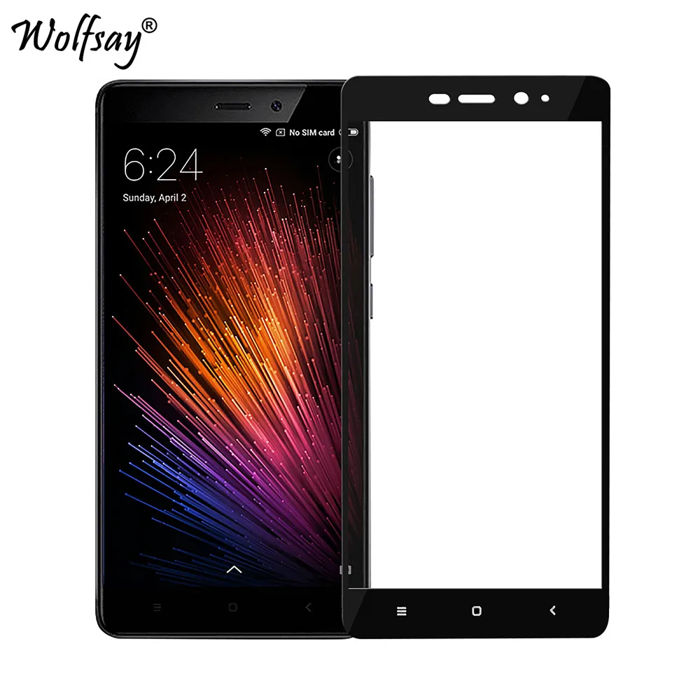 2 шт полное покрытие стекло для Xiaomi Redmi 4 Pro защита экрана закаленное Защитная