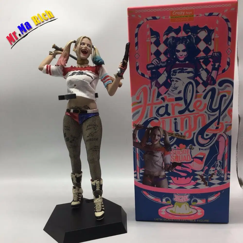 28 см Pazzo Giocattoli Reale Versione Vestiti Suicidio Squad Harley Quinn экшн ПВХ фигурка Da Collezione модель