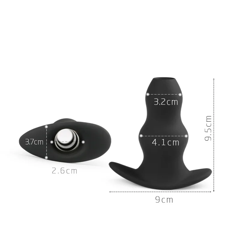 Silicone Hollow Anal Plug Sex Toy Unisex Spy Upon Lavage Dilator Butt Prostate Massage SM Erotic Toys For Men Woman |