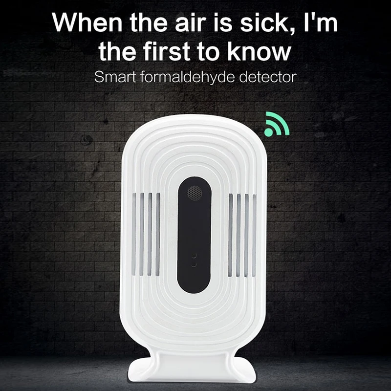 WIFI PM2.5 HCHO TVOC CO2 термометр гигрометр монитор углекислого газа смарт детектор