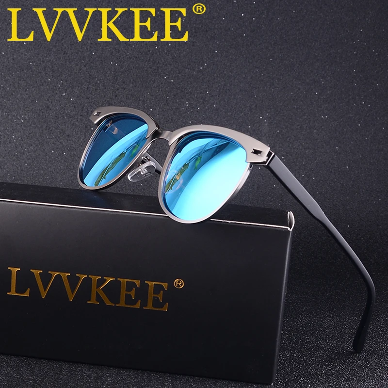 Солнцезащитные очки LVVKEE с поляризационными стеклами для мужчин и женщин модель