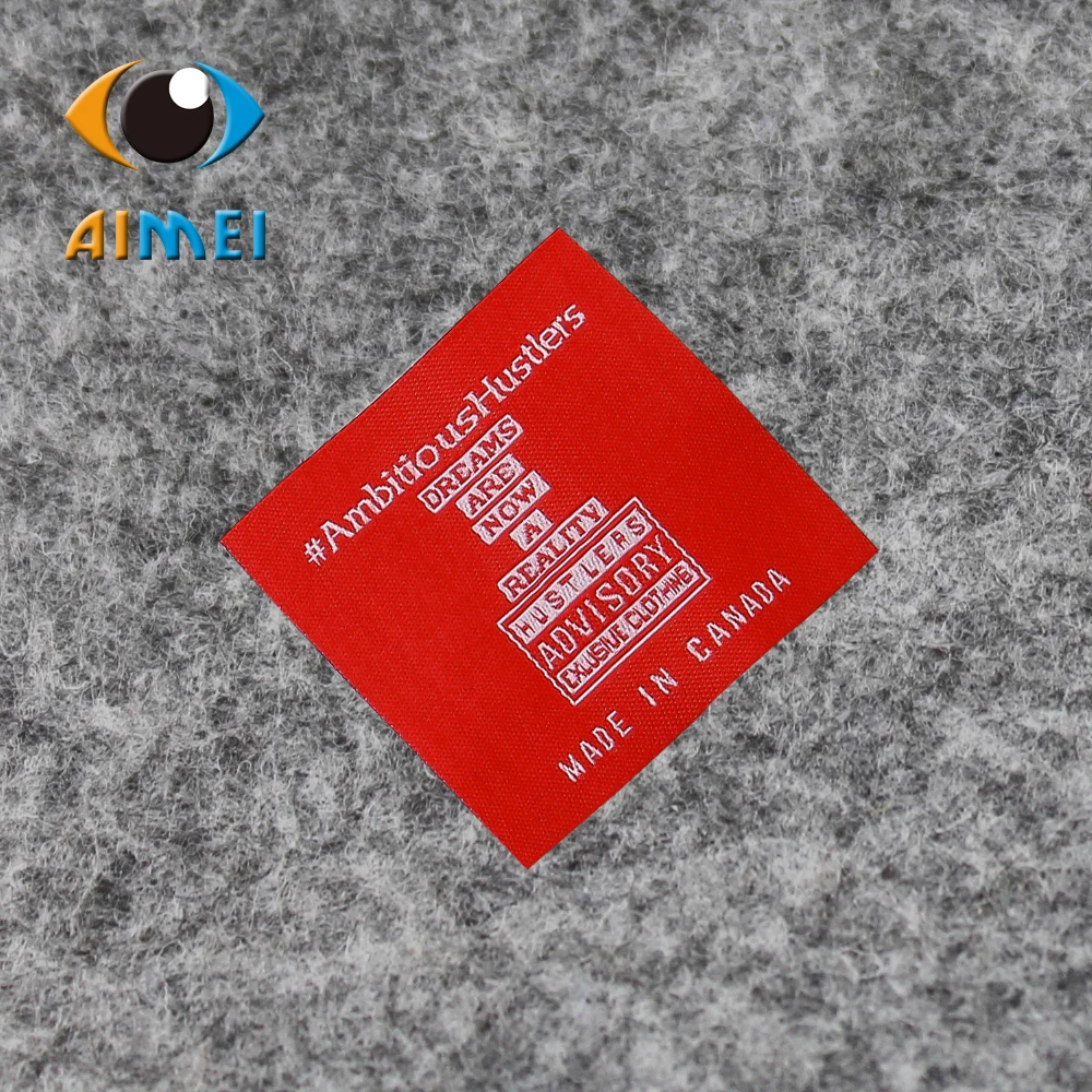 Индивидуальные петля СГИБ серебряные шрифт логотип этикетки для платья одежды