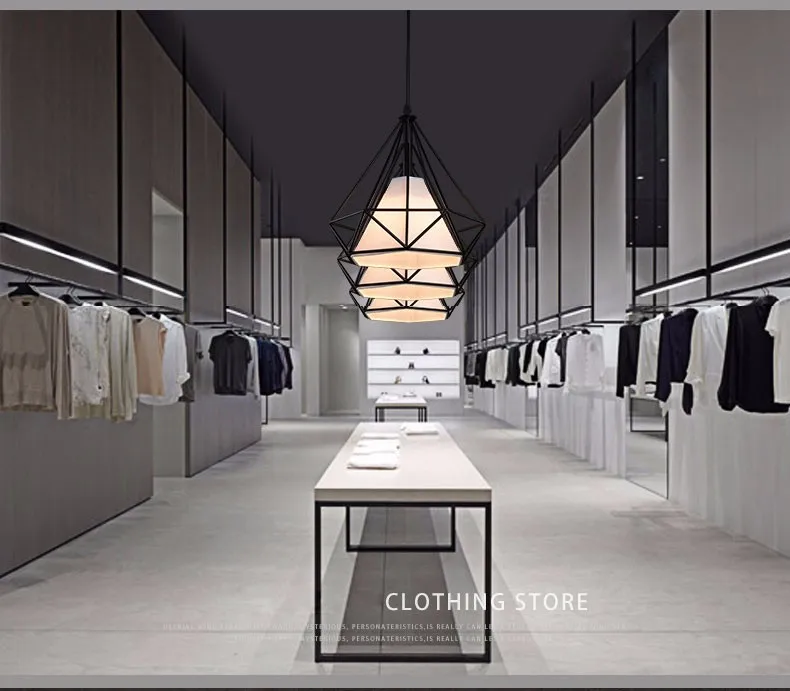 Современные художественные винтажные светодиодные подвесные светильники в