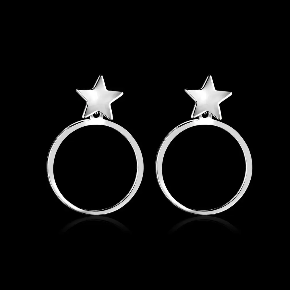 Женский европейский стиль большой кулон Висячие серьги женские преувеличенные