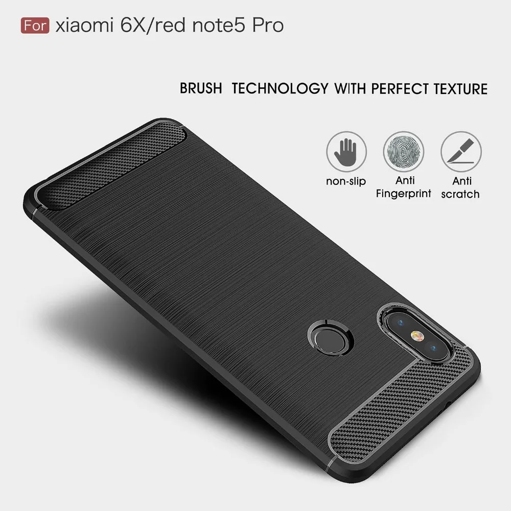 Тонкий защитный чехол для Xiaomi Redmi Note 5 Pro двойная камера AI 32 ГБ 64 ударопрочный
