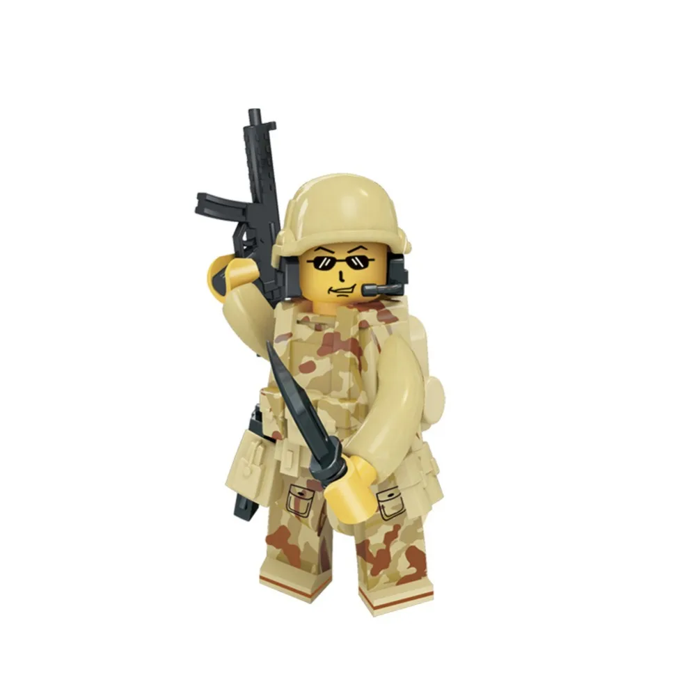Военные Солдатики &quotSpecial Forces&quot кирпичи фигурки пистолеты Книги об оружии