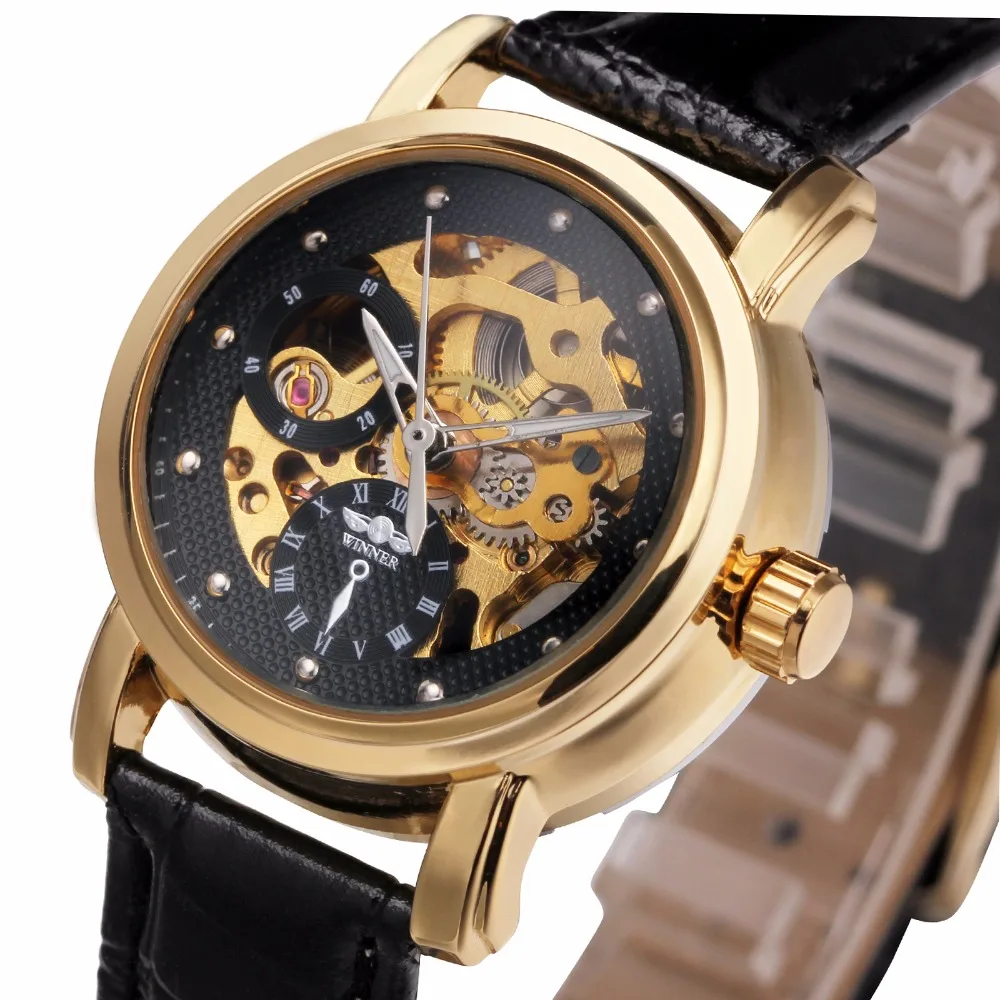 WINNER женские роскошные классические винтажные автоматические механические