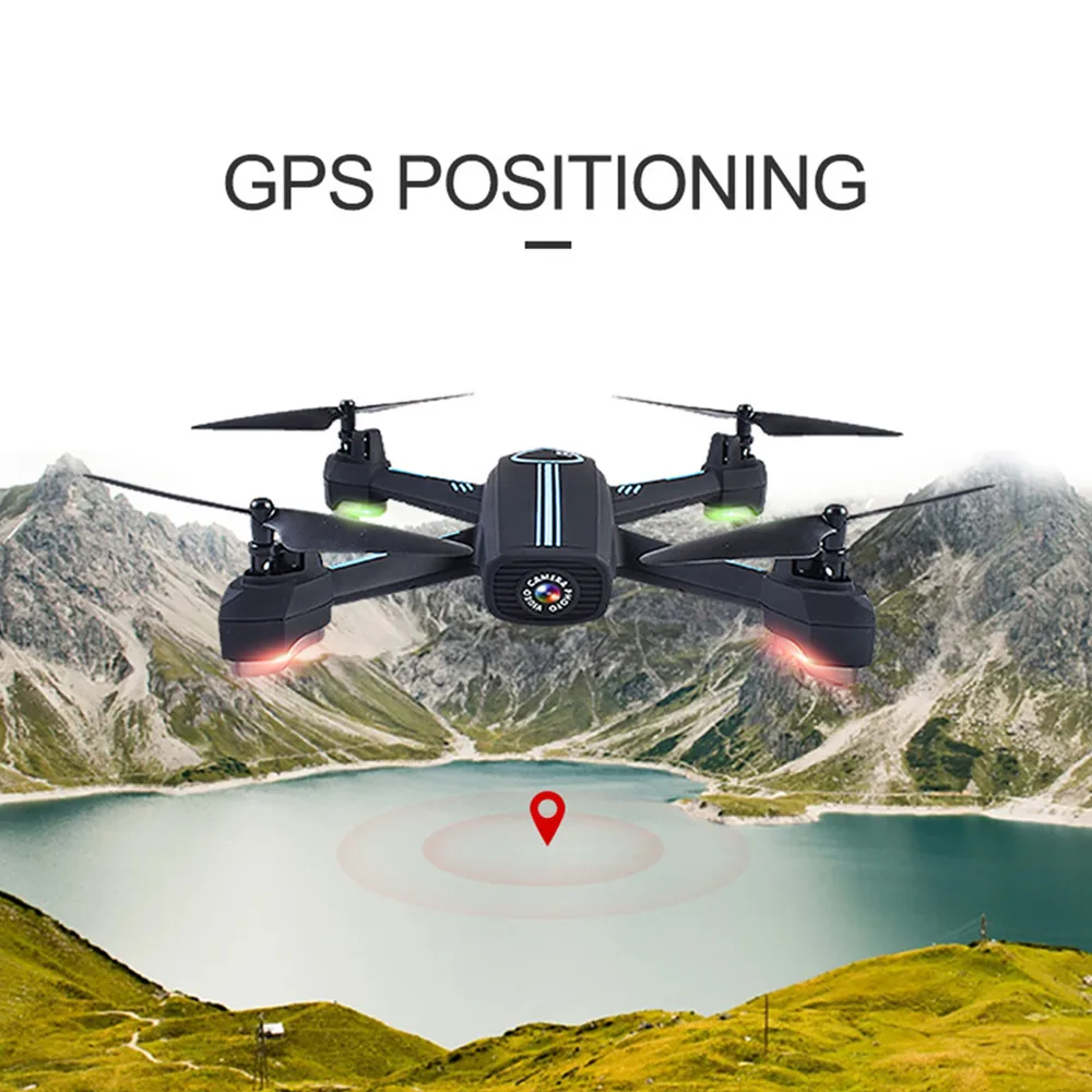 Gps Радиоуправляемый Дрон wifi FPV квадрокоптер с камерой 720P HD режим следования за