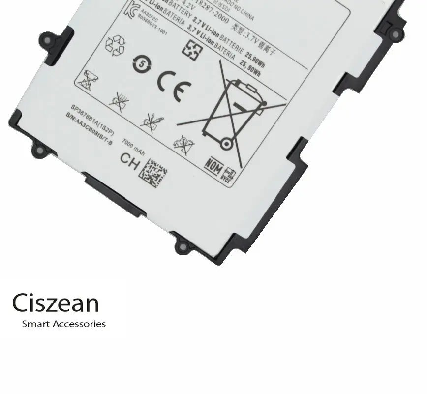 Сменный аккумулятор для Samsung Galaxy Tablet Tab 2 Note 10. 0 P5100 P5110 P7500 P7510 N8000 N8010 шт. 7000 мАч