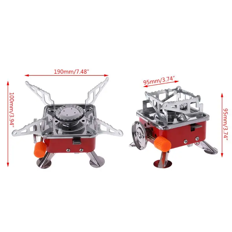 Новая портативная плита газовая для кемпинга пикника барбекю бесплатная