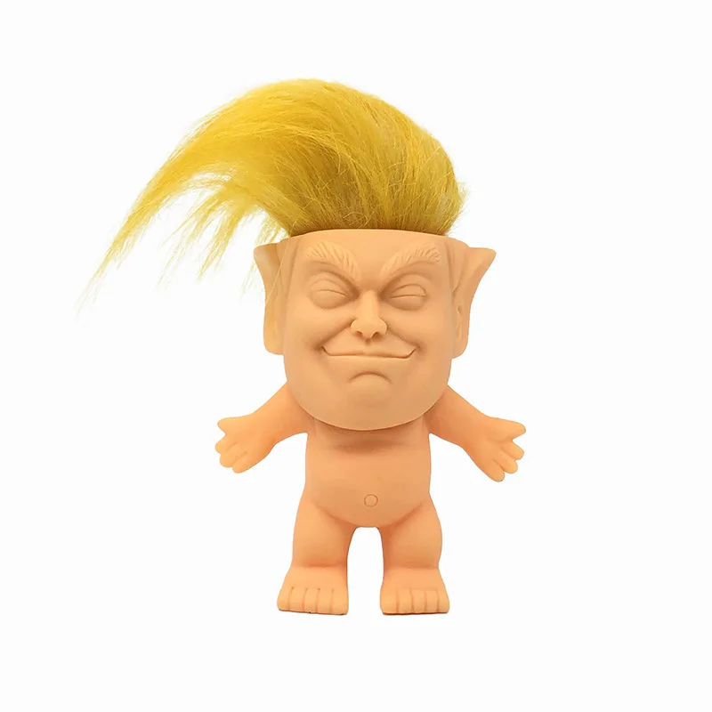 Кукла с забавным лицом Дональд Трамп американская игрушка тролль кукла забавные