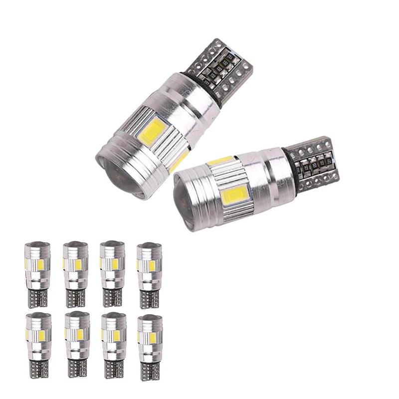 2 шт. светодиодные лампы T10 W5W 5630 SMD|Сигнальная лампа| |