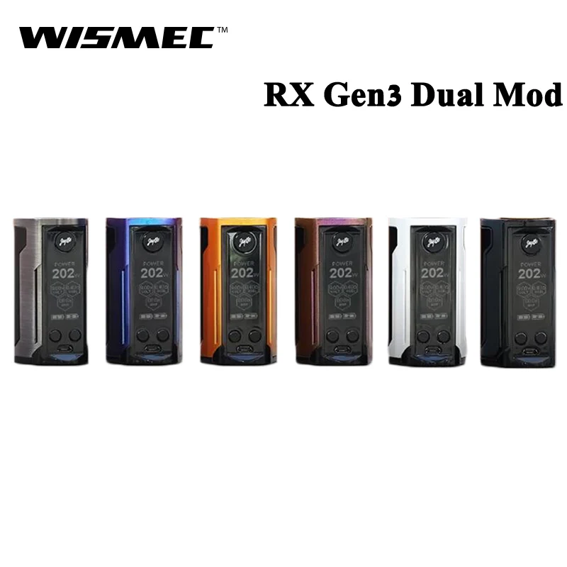 Оригинальный wismec reuleaux RX GEN3 двойной 230 W GEN 3 бокс мод электронная сигарета