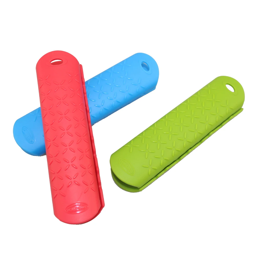 Силиконовые Прихватки ручки Кухня силиконовые пот Пан кастрюлю с ручкой