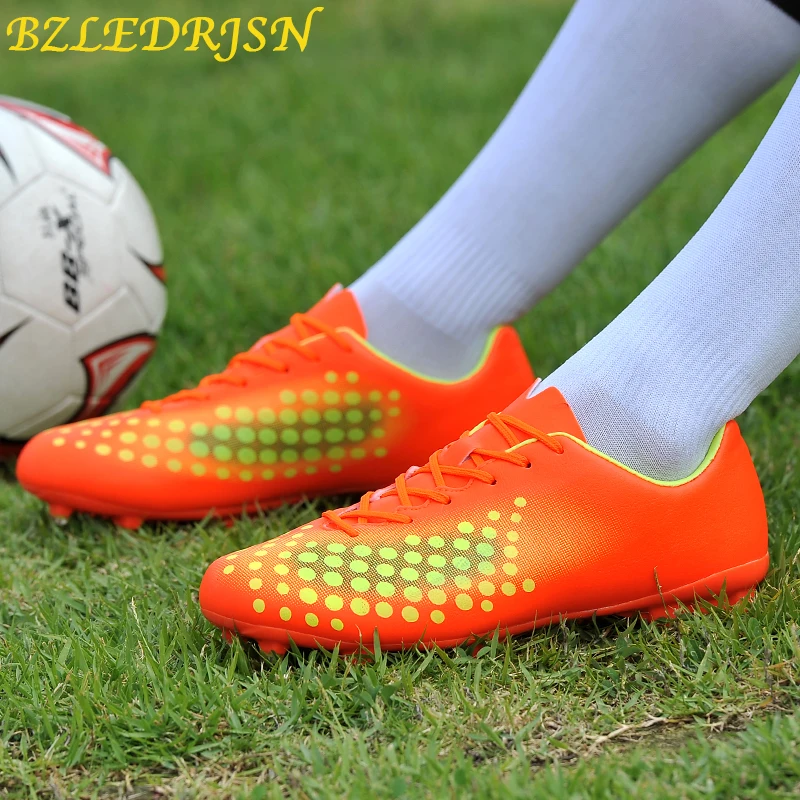 Sports Shoes Outdoor boys Soccer Boy Footballs for kids Boots Cleats Football For Sale Sneakers Long Spikes 35-44 | Спорт и