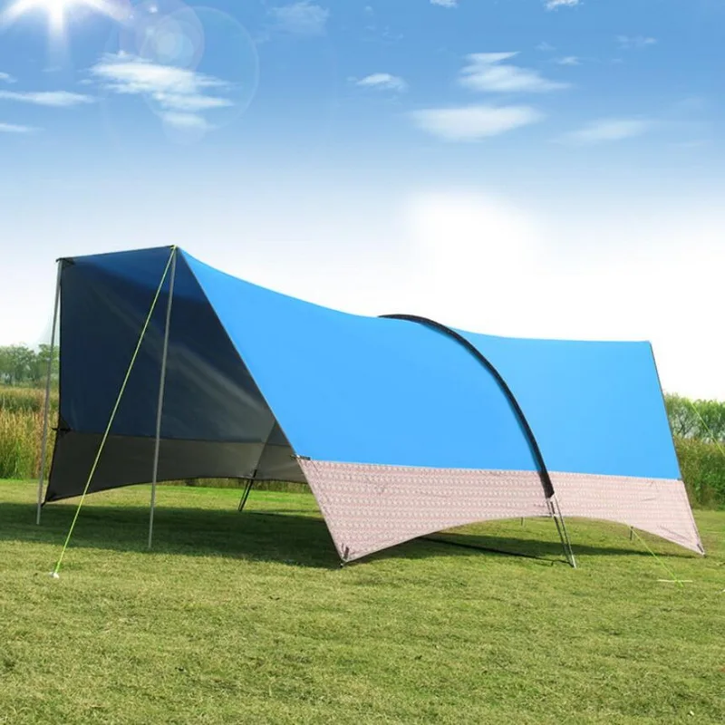

6m*3.8mLarge outdoor tent, canopy. Silicon coated light high waterproof fabricmulti-person tarpaulin, rainproof sunscreen awning