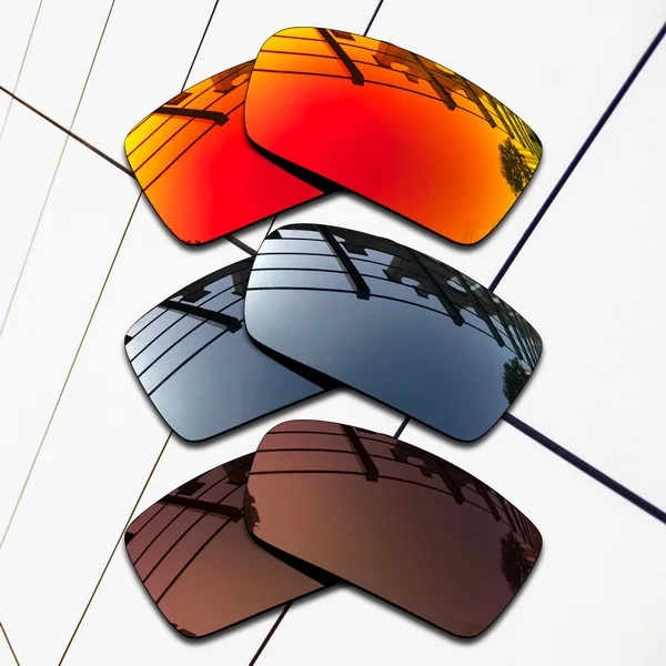 Fire-BlackIR-Brown E.O.S Замена поляризованных линз для Oakley Gascan, солнцезащитные очки-сорта Цвета - Цвет линз: Fire-BlackIR-Brown