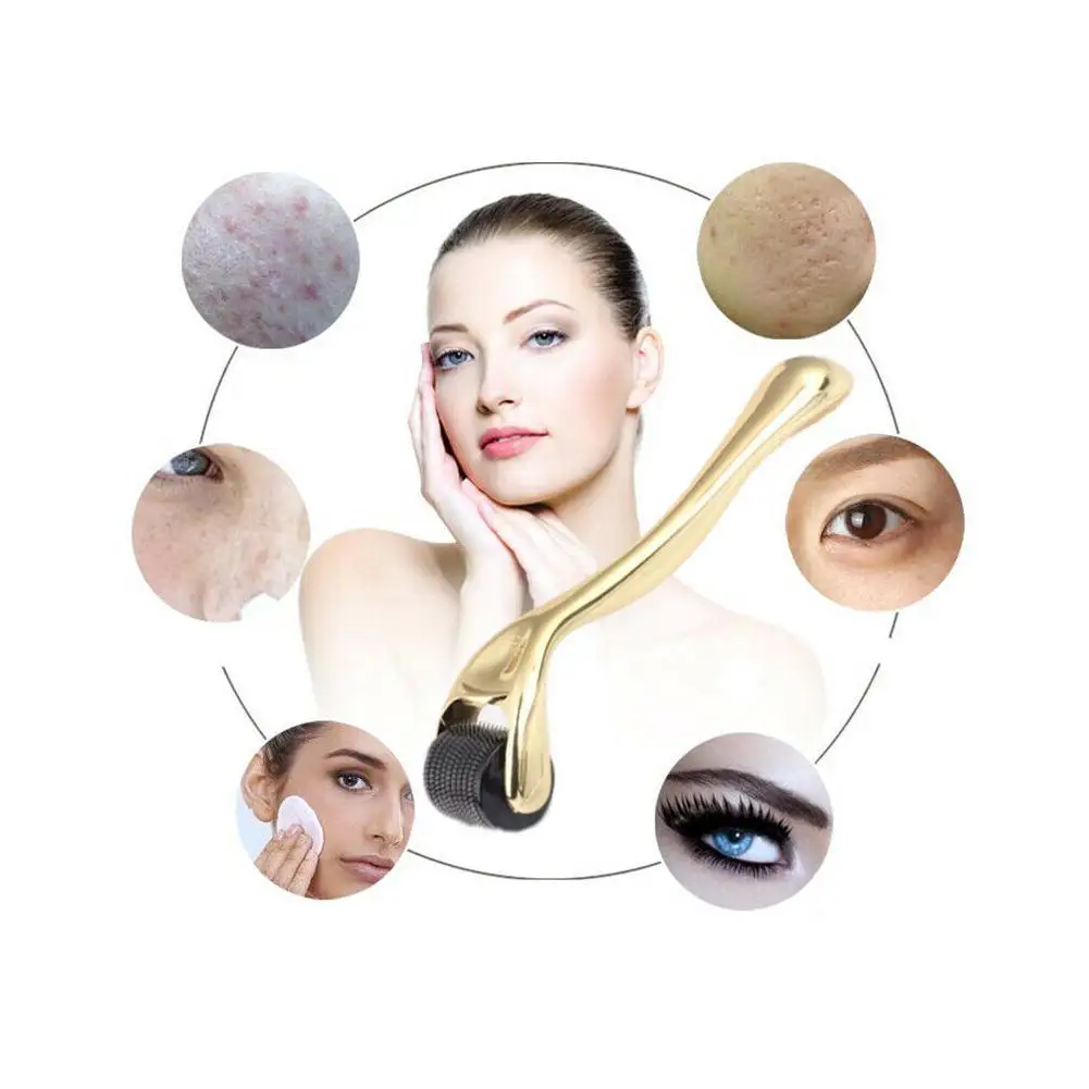 Dr ручка машина для ухода за кожей и лечения тела Дерма ролик микро титановые иглы