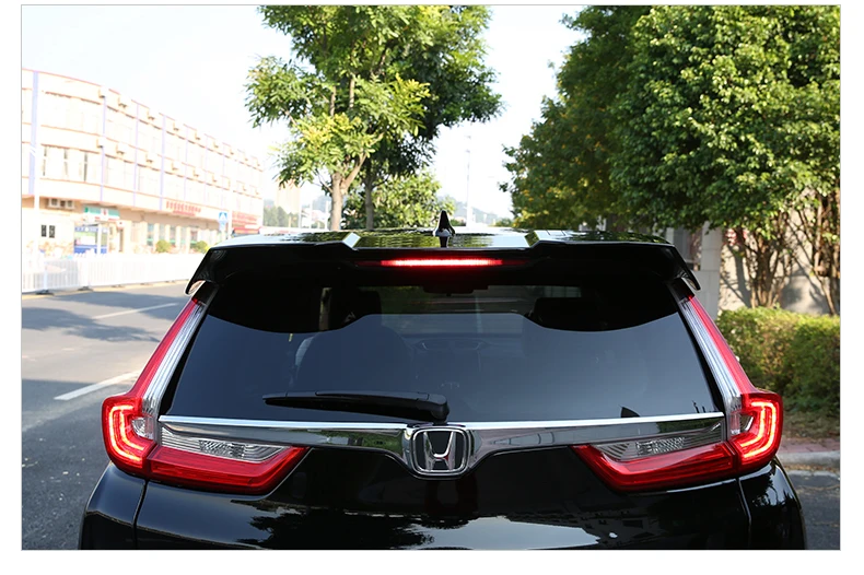 Стайлинг автомобиля Неокрашенный АБС пластик внешний задний багажник крыло губа