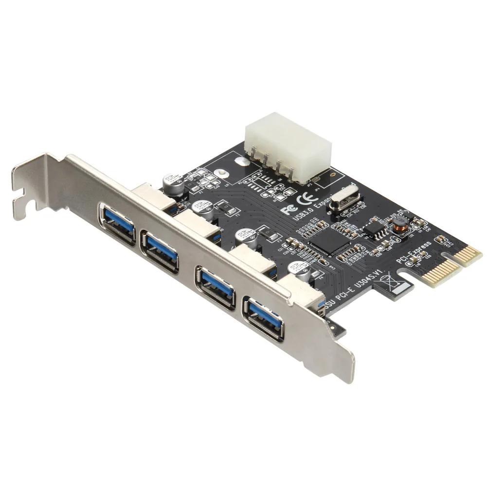 PCI E Express к 4 портам USB 3 0 концентратор адаптер для карты S288| |