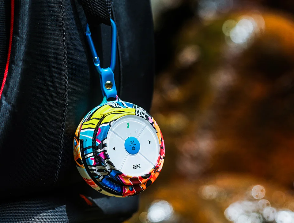 Видеть меня здесь E1 открытый беспроводной портативный Bluetooth динамик поддержка динамик для карты TF с басом Сабвуфер Звук граффити динамик s
