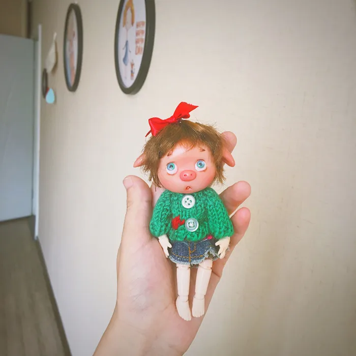 BJD мини свинья мульти-шарнир ручной работы подарки коллекция игрушек Серия 3