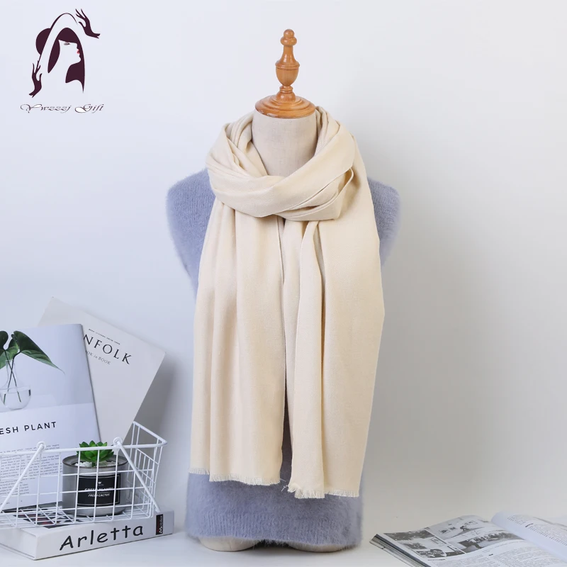 2018 Новый Стиль Твердые шарф для Для женщин длинный кашемировый Шарфы Обувь