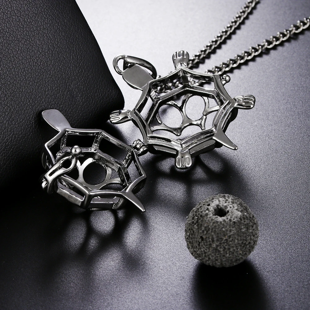 1 шт винтажная любовь в сердце ангел звонящий море-травка твист медальон эфирное масло ожерелье с кулоном-диффузором ароматическое ожерелье лавовый камень
