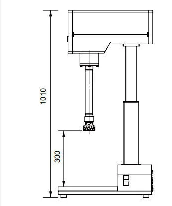 LR-5 Lab Electric Lifting Working Heads Replaceable Homogenizer High Shear Mixer For Detergent Production